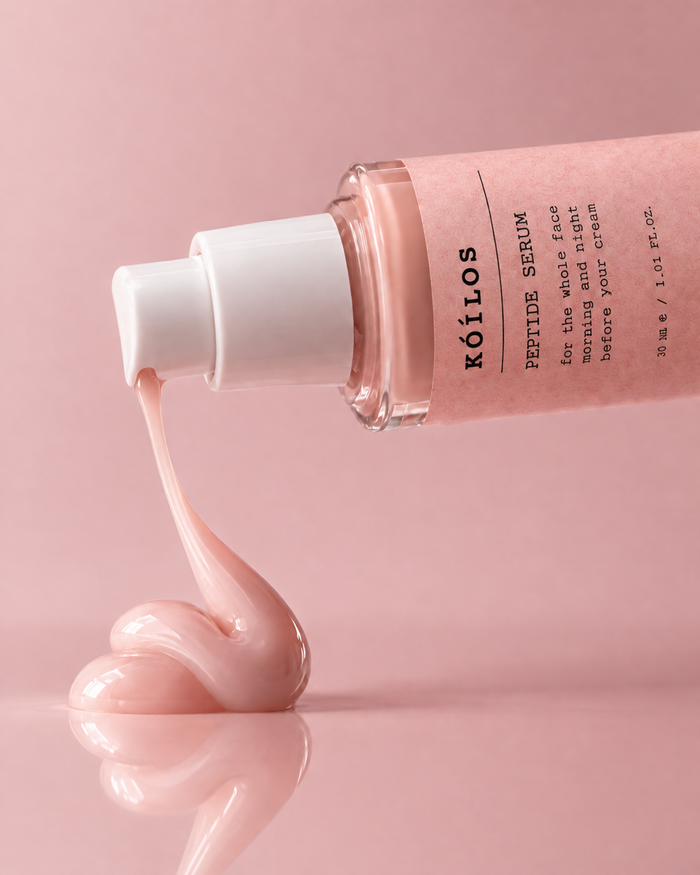 A little cream, pressed from the tube